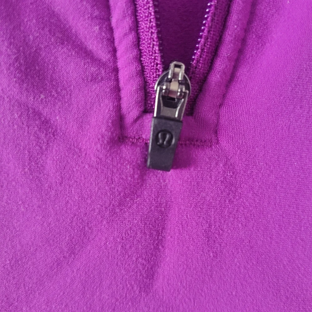 Lululemon Face The Frost 1/2 Zip 2 Tender Violet Tech Fleece Quarter Zip Sweater